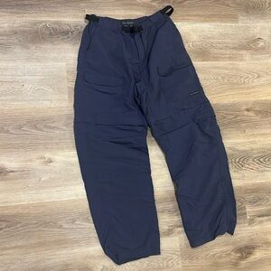 Royal Robbin’s Navy Blue Cargo Zip to Shorts Hiking Pants Small
